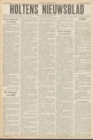 Holtens Nieuwsblad 1953-12-31
