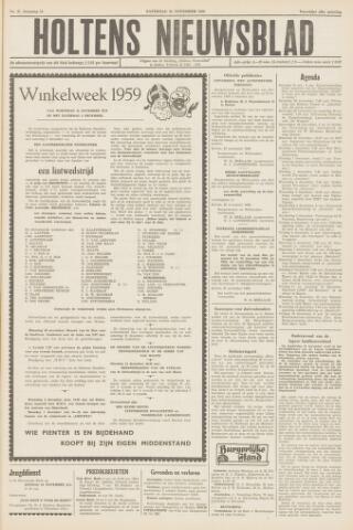 Holtens Nieuwsblad 1959-11-28