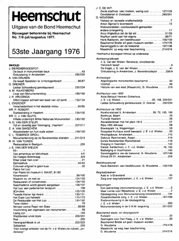 Index Heemschut 1947-2002 1976
