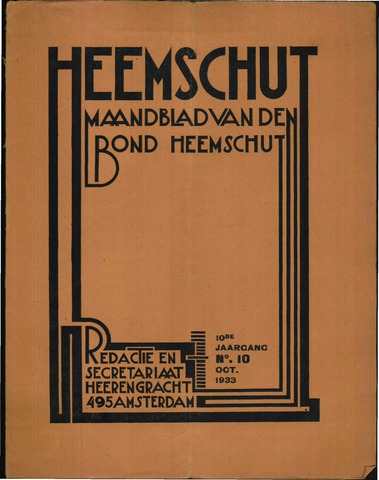 Heemschut - Tijdschrift 1924-2022 1933-10-01