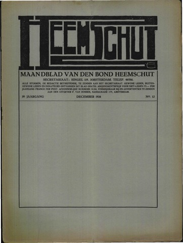 Heemschut - Tijdschrift 1924-2022 1926-12-01