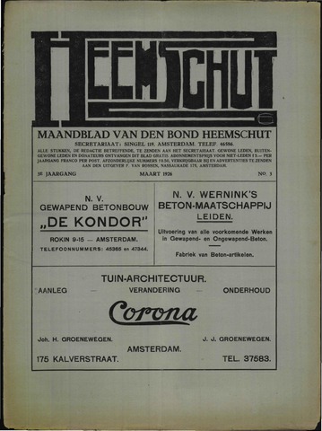 Heemschut - Tijdschrift 1924-2022 1926-03-01