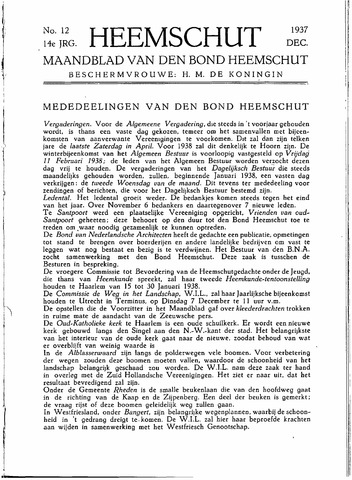 Heemschut - Tijdschrift 1924-2022 1937-12-01