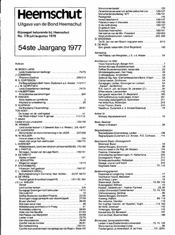 Index Heemschut 1947-2002 1977