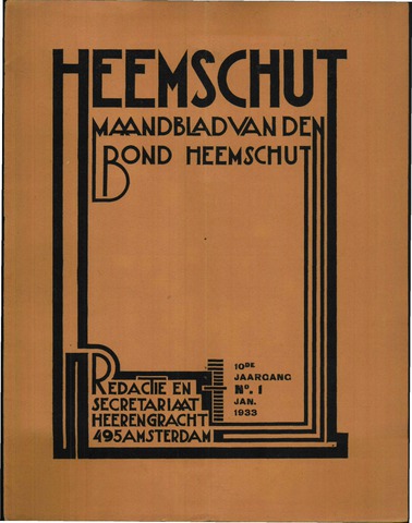 Heemschut - Tijdschrift 1924-2022 1933-01-01