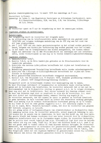 Raadsnotulen 1978-03-14