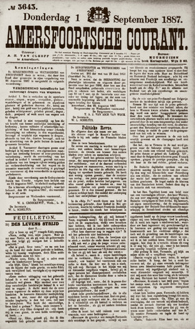 Amersfoortsche Courant 1887-09-01