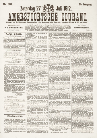 Amersfoortsche Courant 1912-07-27