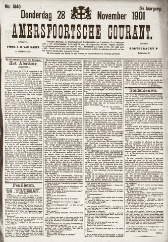Amersfoortsche Courant 1901-11-28