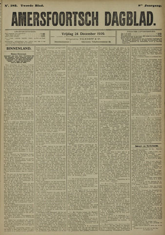 Amersfoortsch Dagblad 1909-12-24