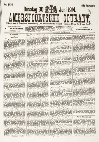 Amersfoortsche Courant 1914-06-30