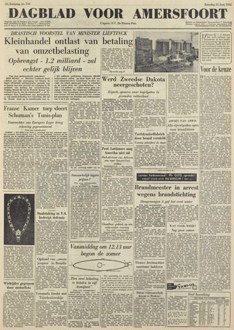 Dagblad voor Amersfoort 1952-06-21