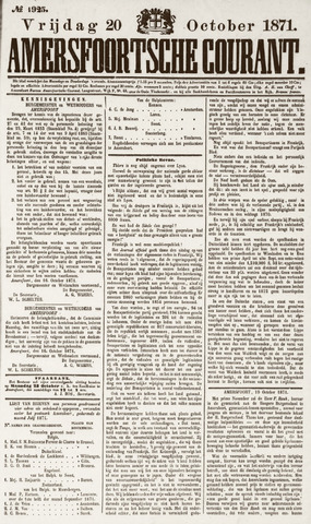 Amersfoortsche Courant 1871-10-20