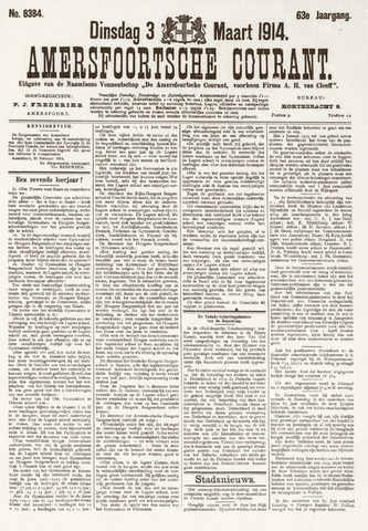 Amersfoortsche Courant 1914-03-03