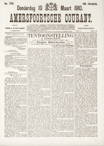 Amersfoortsche Courant 1910-03-10