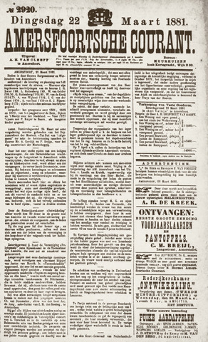Amersfoortsche Courant 1881-03-22