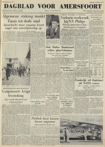 Dagblad voor Amersfoort 1952-02-02