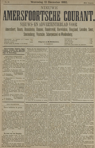 Nieuwe Amersfoortsche Courant 1882-12-13