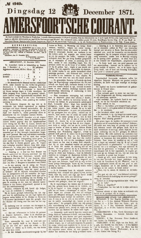 Amersfoortsche Courant 1871-12-12