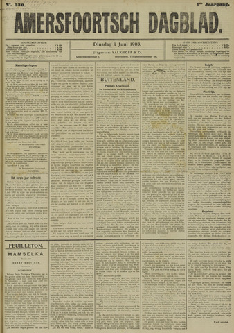 Amersfoortsch Dagblad 1903-06-09
