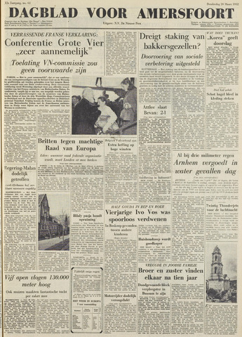 Dagblad voor Amersfoort 1952-03-20