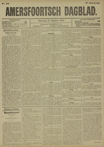 Amersfoortsch Dagblad 1903-10-19