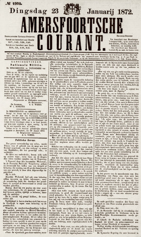 Amersfoortsche Courant 1872-01-23