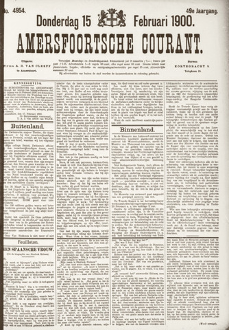 Amersfoortsche Courant 1900-02-15