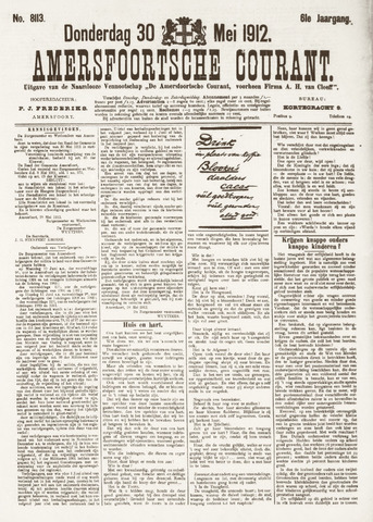 Amersfoortsche Courant 1912-05-30