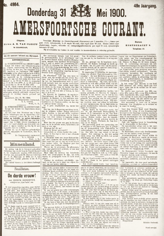 Amersfoortsche Courant 1900-05-31