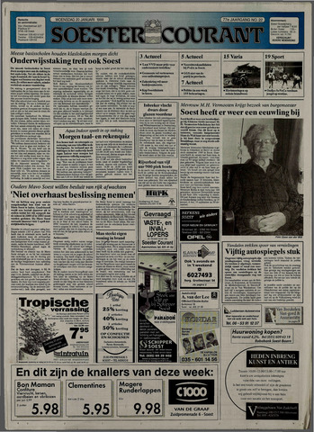 Soester Courant 1999-01-20