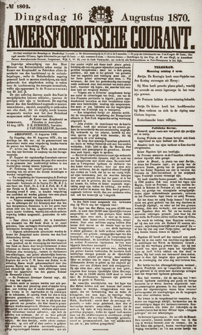 Amersfoortsche Courant 1870-08-16