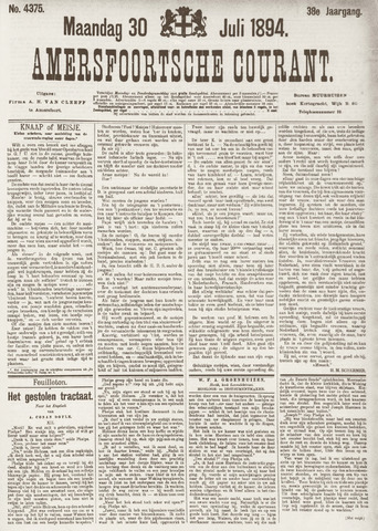 Amersfoortsche Courant 1894-07-30