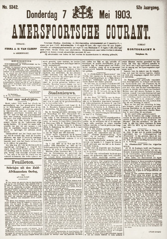 Amersfoortsche Courant 1903-05-07