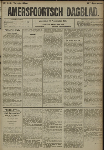 Amersfoortsch Dagblad 1911-11-18