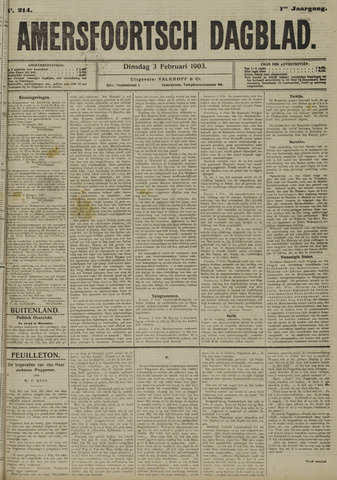 Amersfoortsch Dagblad 1903-02-03