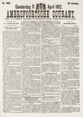 Amersfoortsche Courant 1912-04-11