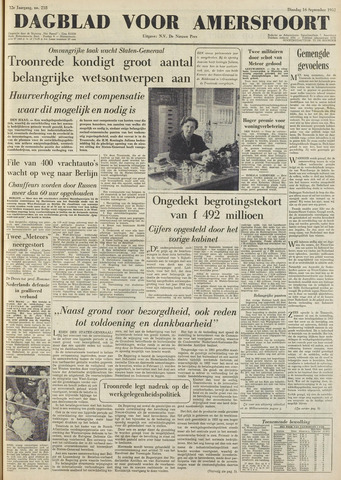 Dagblad voor Amersfoort 1952-09-16
