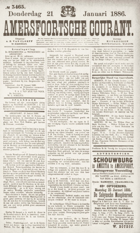 Amersfoortsche Courant 1886-01-21