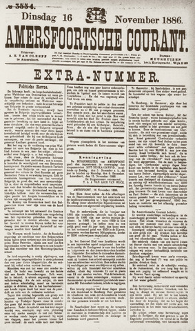Amersfoortsche Courant 1886-11-16