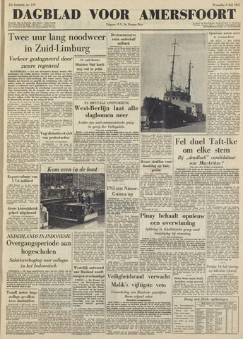 Dagblad voor Amersfoort 1952-07-09