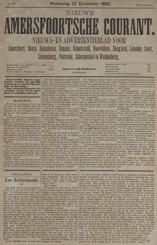Nieuwe Amersfoortsche Courant 1882-12-27
