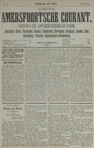 Nieuwe Amersfoortsche Courant 1882-04-22