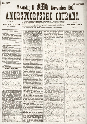 Amersfoortsche Courant 1901-11-11