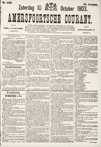 Amersfoortsche Courant 1903-10-10