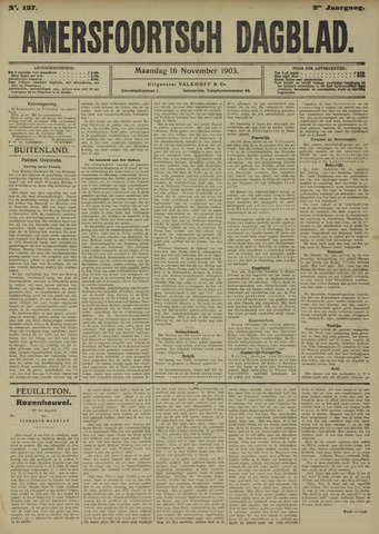 Amersfoortsch Dagblad 1903-11-16