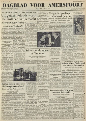 Dagblad voor Amersfoort 1952-02-04