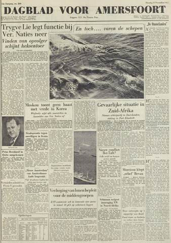 Dagblad voor Amersfoort 1952-11-11