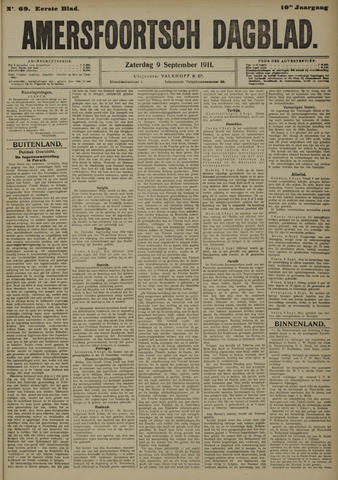 Amersfoortsch Dagblad 1911-09-09