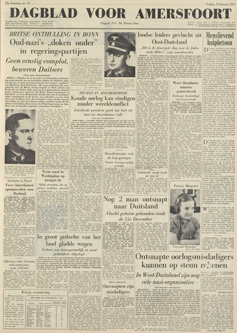 Dagblad voor Amersfoort 1953-01-16